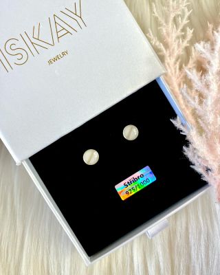 Stříbrné náušnice ROUND 7MM + MM +Vlasy + Diamond Shimmer 😌 #sperkyzmaterskehomleka #iskaycz #behindthescenes...